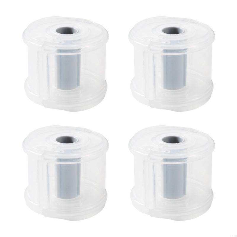 Tape Dispenser Weighted - Conteneur stockage ruban plastique, 4 pièces,