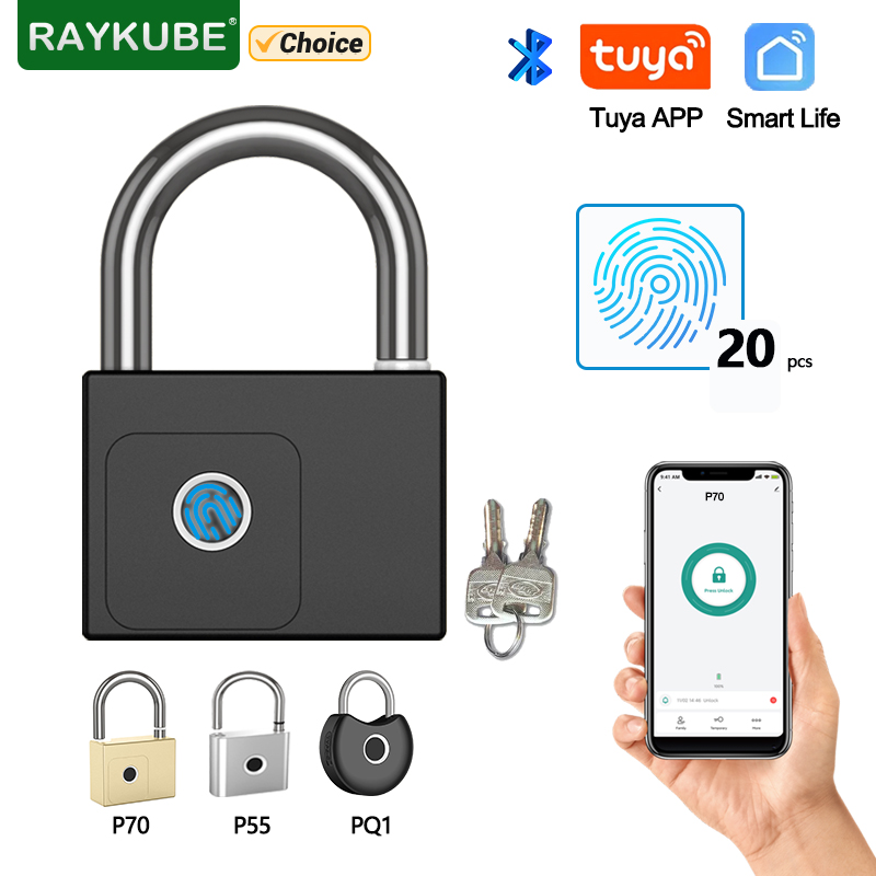 Letter Opener Brass - RAYKUBE Tuya cadenas intelligent empreinte digitale