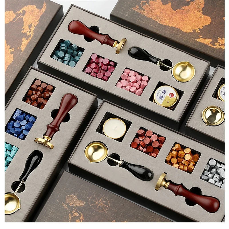 Wax Seal Stamp Set - Kit de boîte de sceau d'avertissement