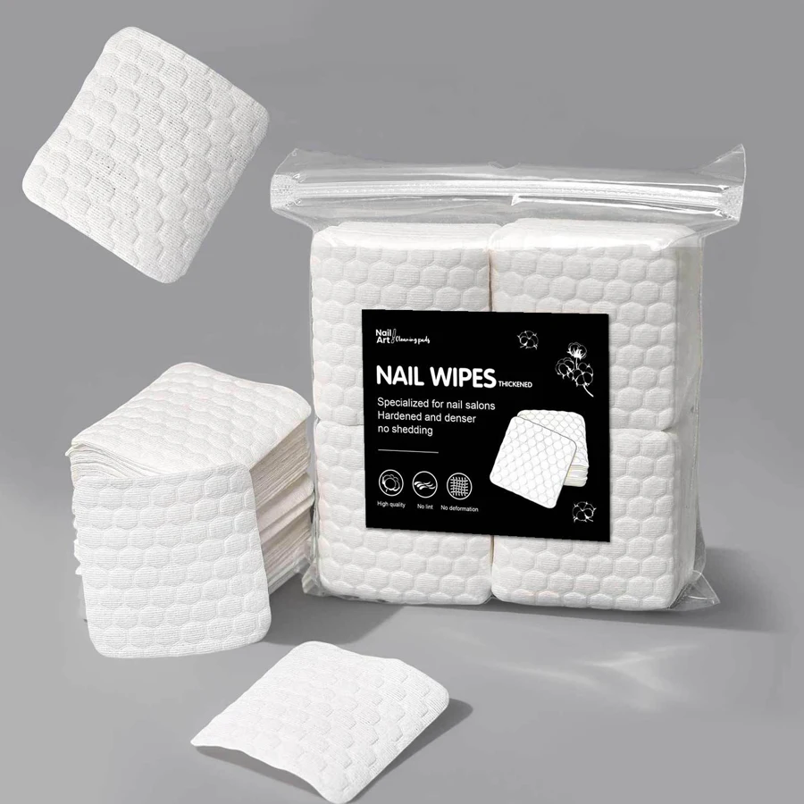 Gel Refill Pack - 200 lingettes non pelucheuses pour ongles,