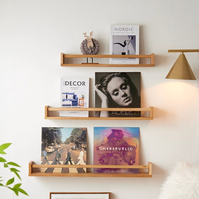 Magazine Holder Rack - Organisateur d'épices de cuisine, étagère murale