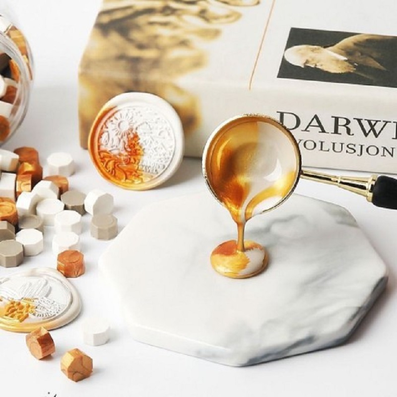 200 pièces perles de cire laqu - Wax Seal Stamp Set avis et prix