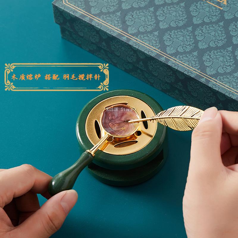 Ensemble de tampons de sceau d - Wax Seal Stamp Set avis et prix