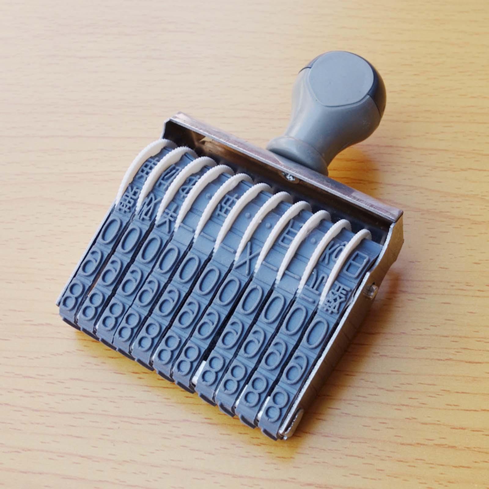 Rouleau de tampon numéroteur e - Rubber Date Stamp avis et prix