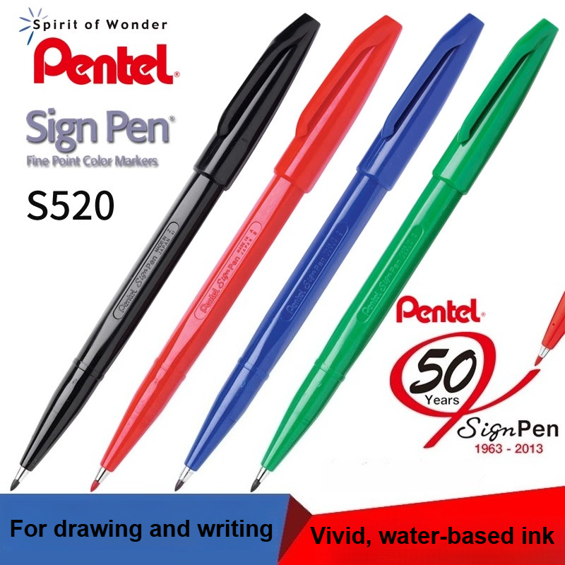Pentel S520 – stylo marqueur d - Pentel Pen Sign Pen avis et prix