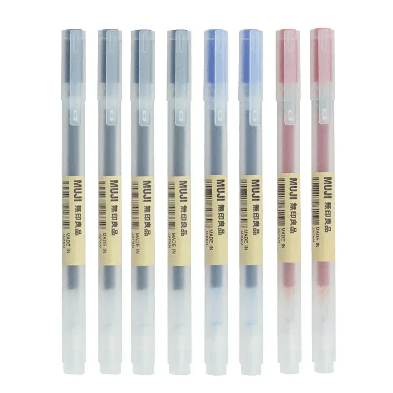 Joli stylo gel MUJI noir/rouge - Muji Stationery Gel Pen avis et prix