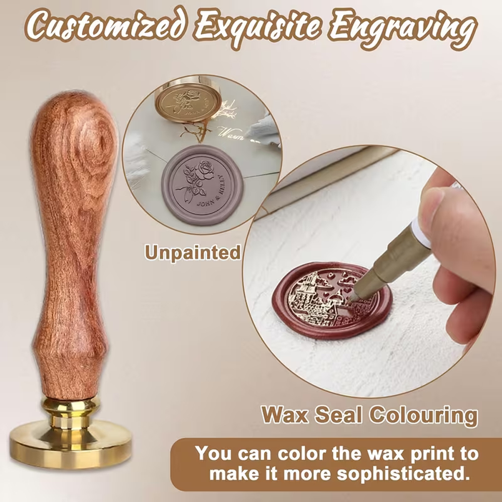 Kit de sceau de cire personnal - Wax Seal Stamp Set avis et prix