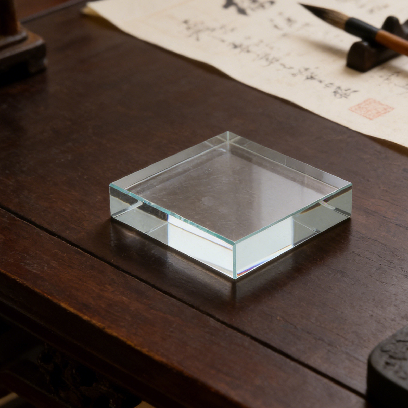Presse-papier rectangulaire tr - Paper Weight Crystal avis et prix