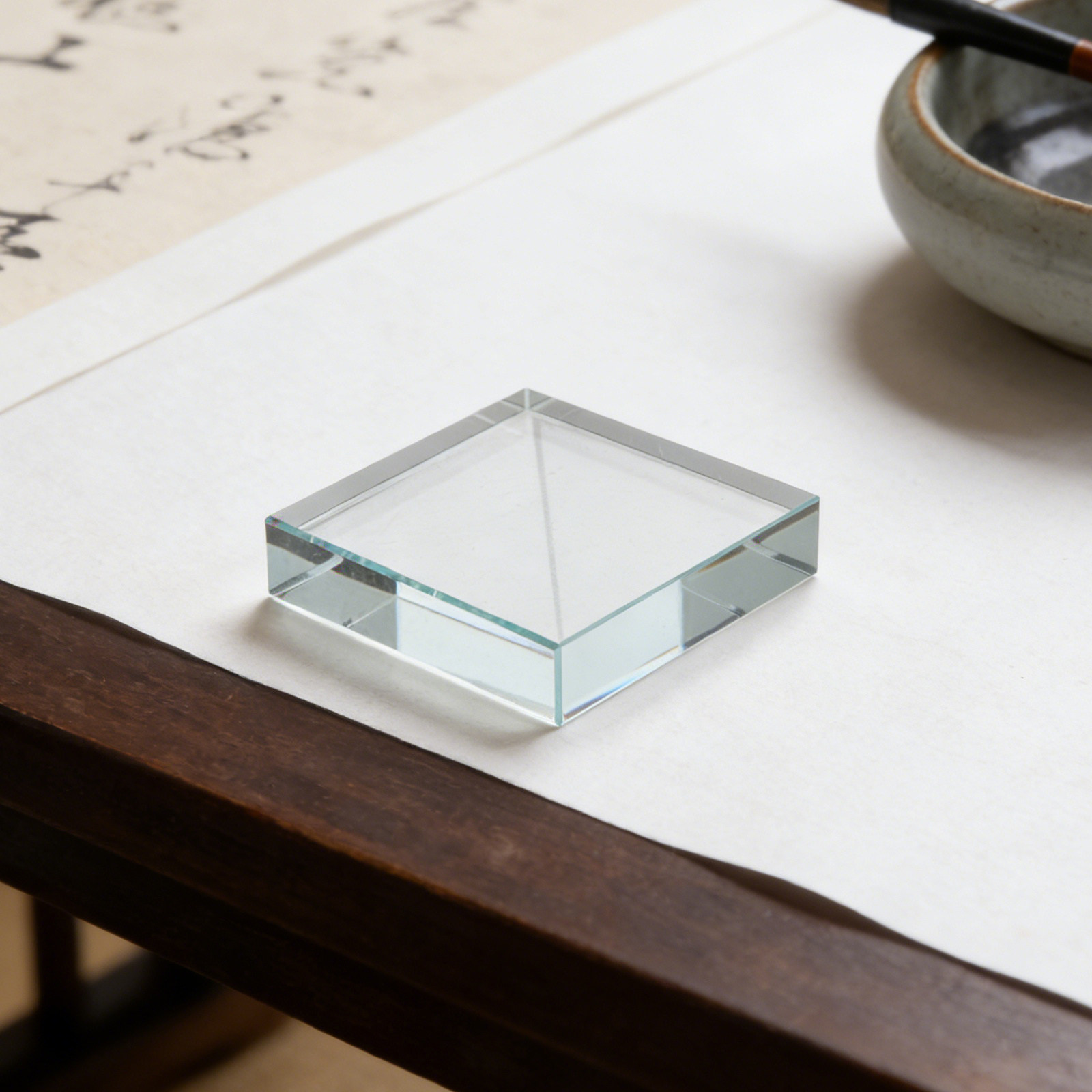 Presse-papier rectangulaire tr - Paper Weight Crystal avis et prix