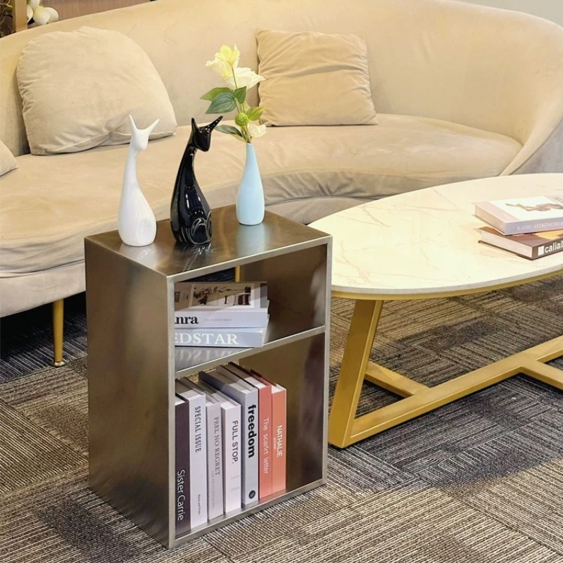 Table basse en acier inoxydabl - Magazine Holder Rack avis et prix