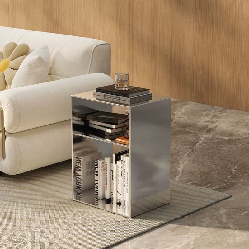 Table basse en acier inoxydabl - Magazine Holder Rack avis et prix