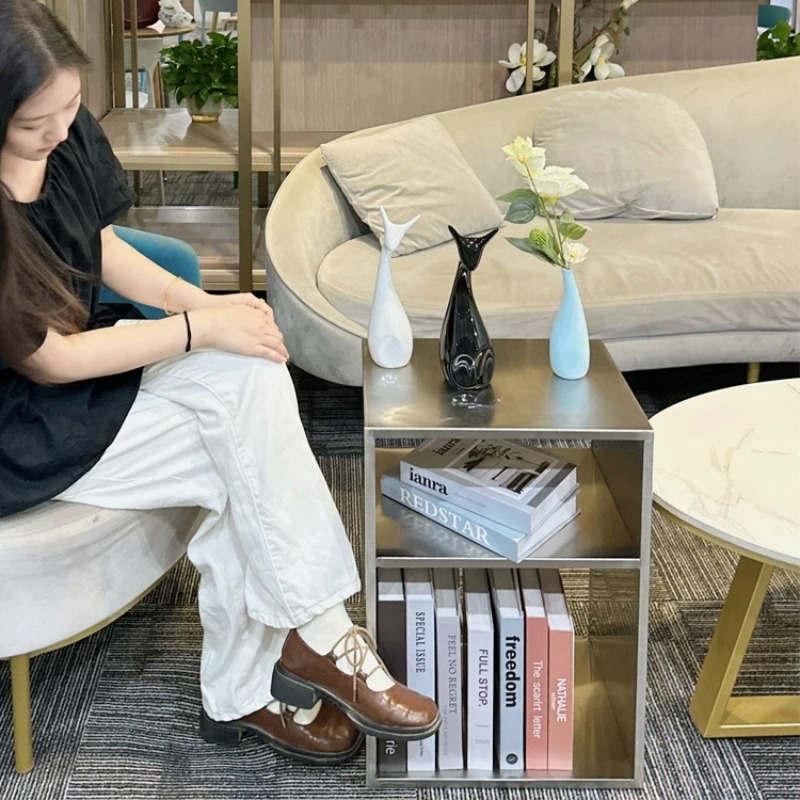 Table basse en acier inoxydabl - Magazine Holder Rack avis et prix