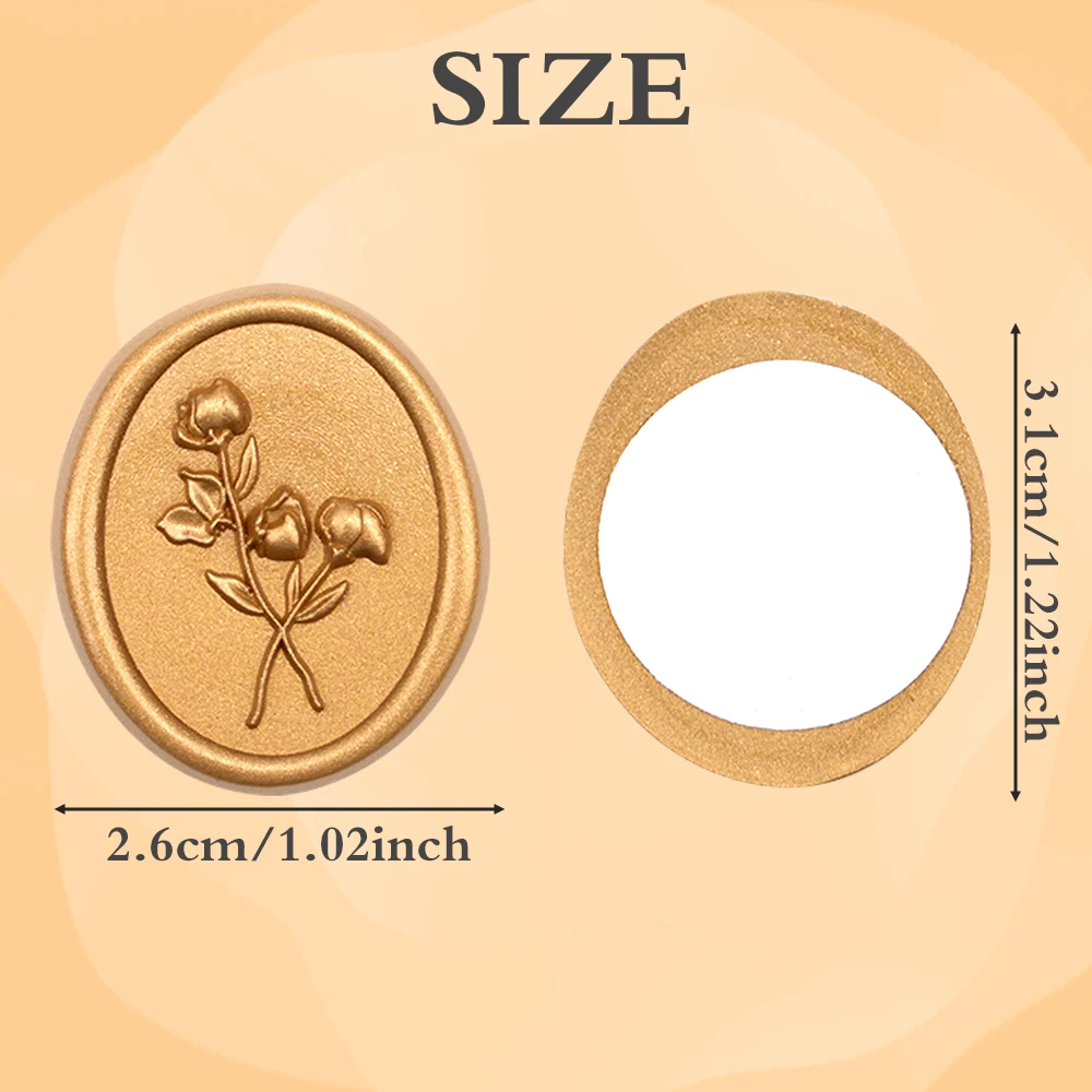 25 autocollants 3D floraux en  - Wax Seal Stamp Set avis et prix